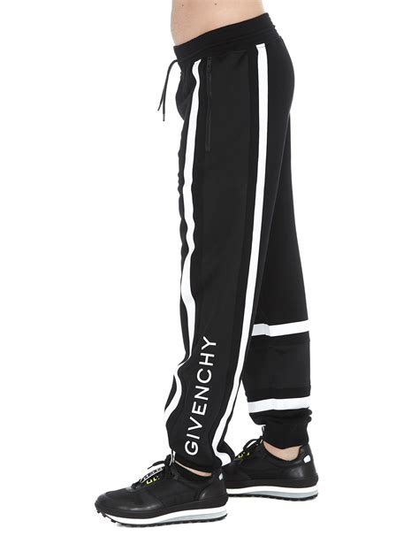 givenchy logo joggers|givenchy bell bottom trouser.